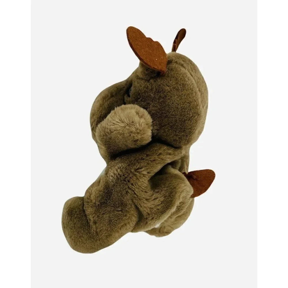 RARE Vtg 1987 Swib Illinois Moose Puppet Plush Korea Mooseheart Moosehaven HTF